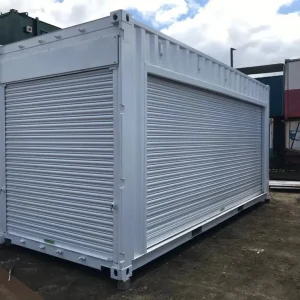 Conteneur 20 Pieds High Cube avec Porte Roulante Électrique